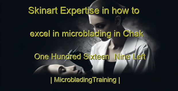 Skinart Expertise in how to excel in microblading in Chak One Hundred Sixteen  Nine Left | MicrobladingTraining | MicrobladingClasses | SkinartTraining-Pakistan